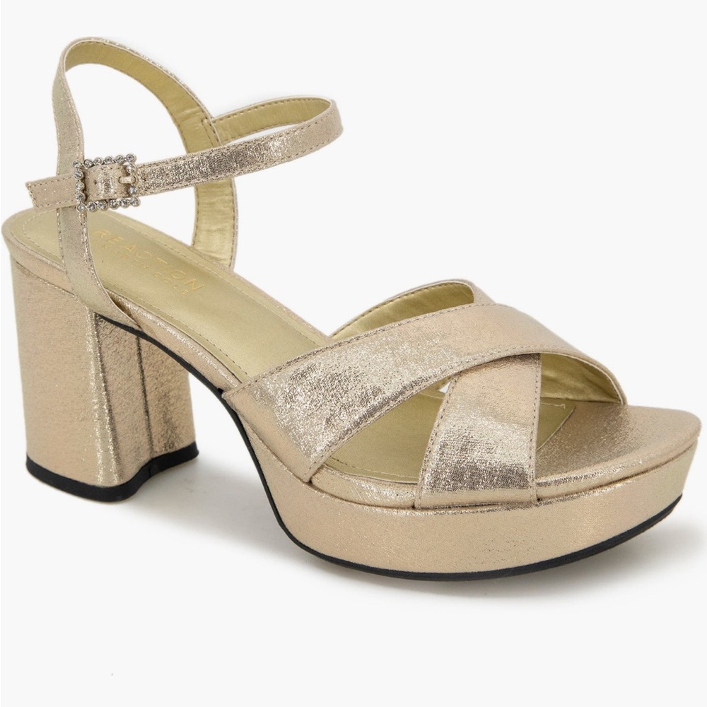 Reaction Kenneth Cole Reeva Metallic
Platform Sandal